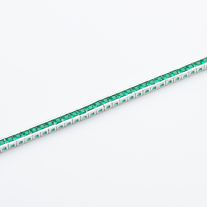 Brățară Tennis ARGINT 925 Rodiat Cu Cristale Zirconia [3]