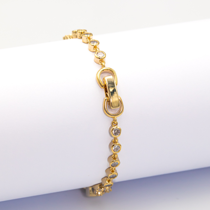 Brățara Tennis Gold Glitter [2]