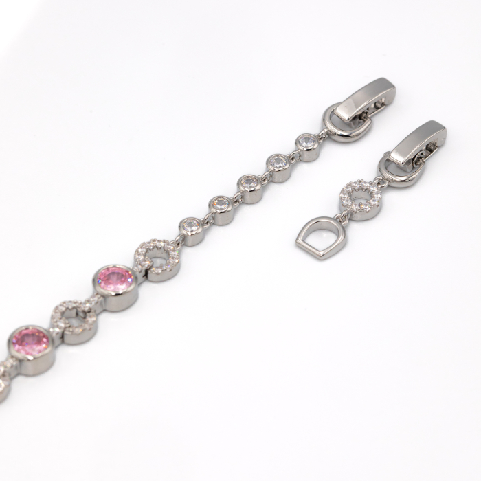 Brățara Tennis În Două Tonuri Pink Shine [4]