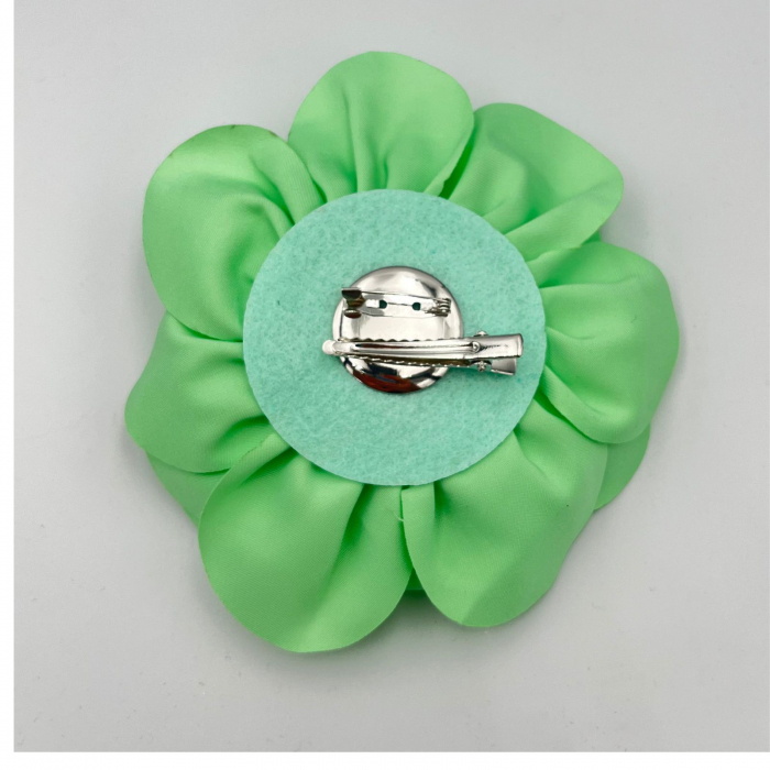 Broșă Oversized În Formă De Floare Green Vitality [2]