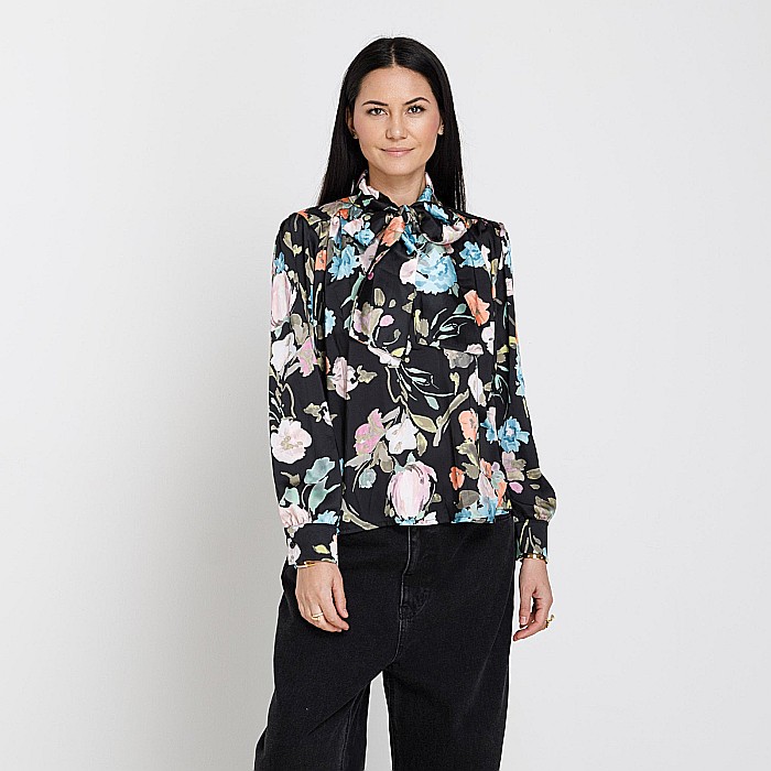 Cămașă Neagră Floral [2]