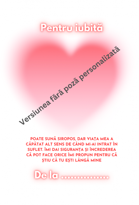Cartonaș personalizat cu mesaj și fotografie – Emoție în cutia de bijuterii - Pentru iubită [3]
