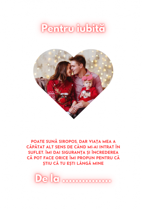 Cartonaș personalizat cu mesaj și fotografie – Emoție în cutia de bijuterii - Pentru iubită [2]