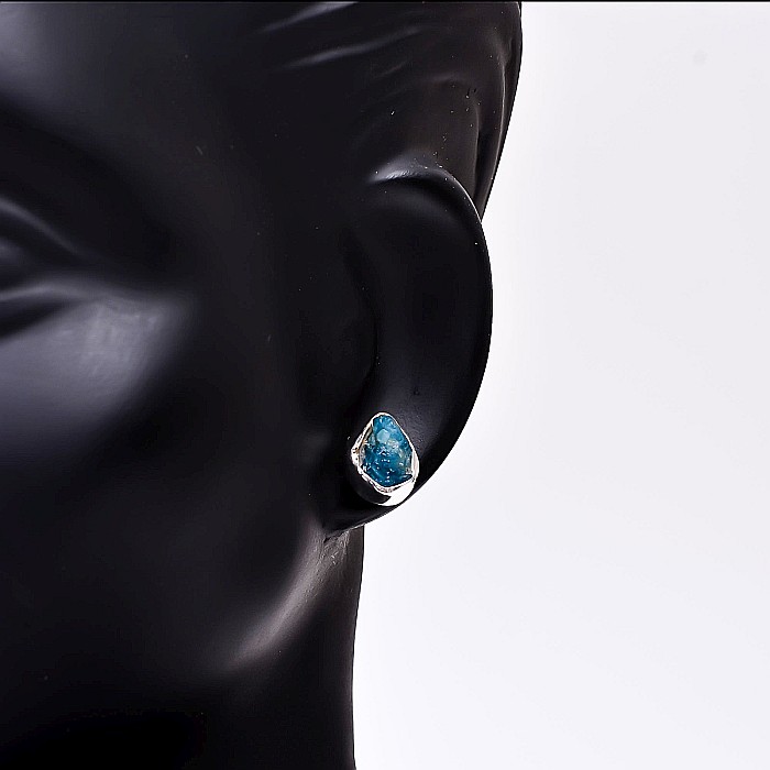 Cercei Argint Neon Apatite [2]