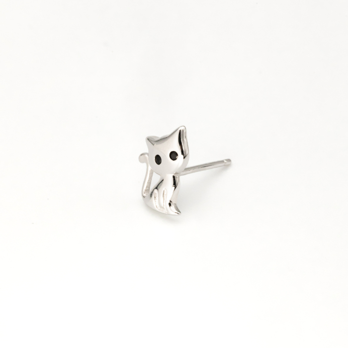 Cercei Din Argint În Formă De Pisică Selina [2]