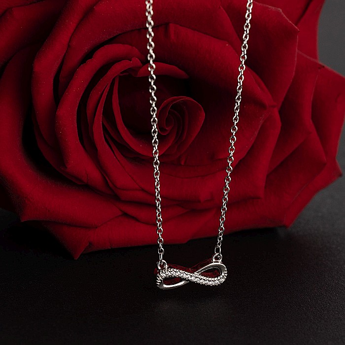 Colier Argint Infinity Love [4]