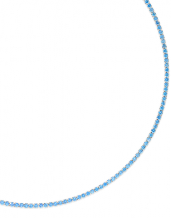 Colier Argint Tennis Sapphire [2]