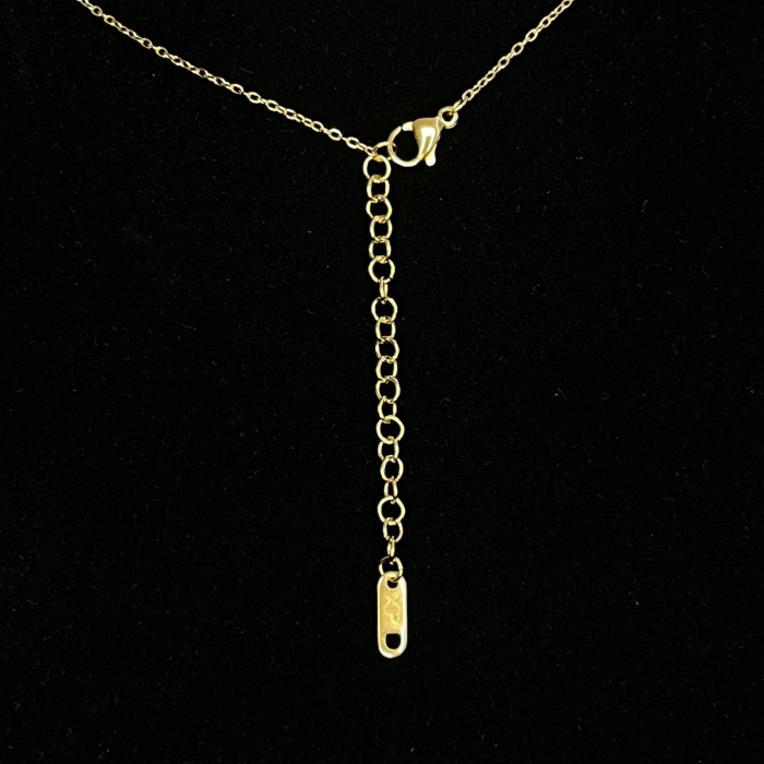 Colier Auriu Diamond Look [2]