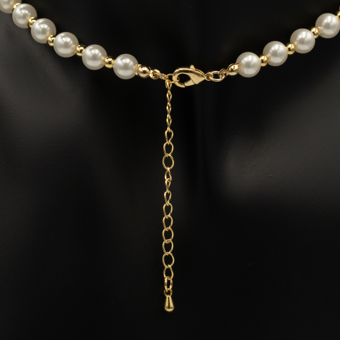 Colier De Perle Cu Pandantiv Floare [2]