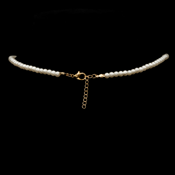 Colier De Perle Cu Pandantiv Litera B [2]