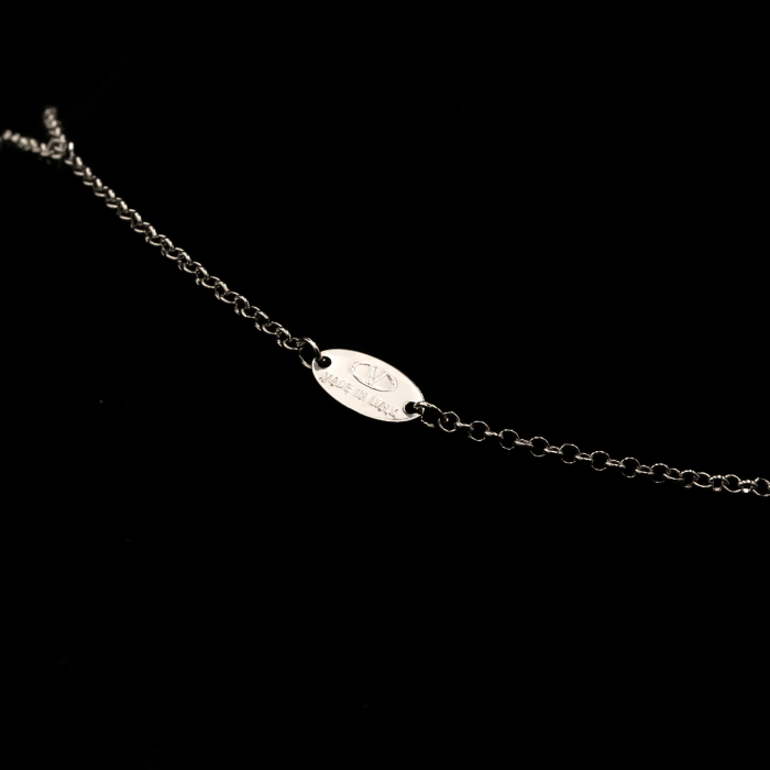 Colier Dublu Argintiu Valentina [3]