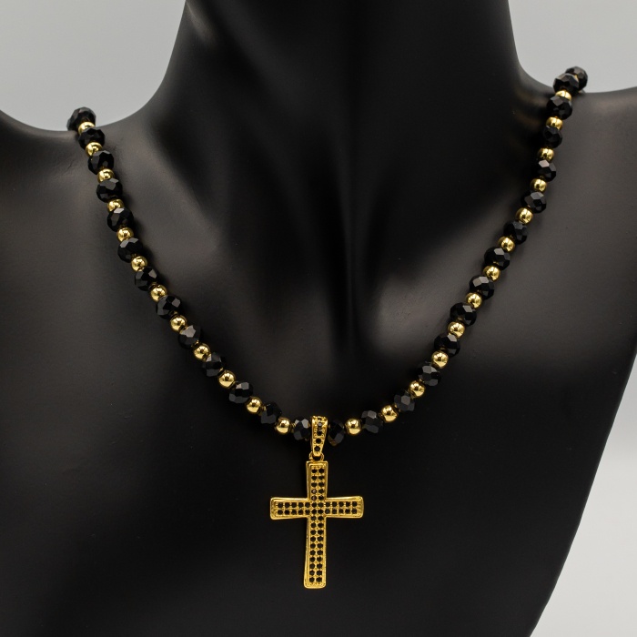 Colier Handmade Cu Pandantiv Cruce Grace [2]