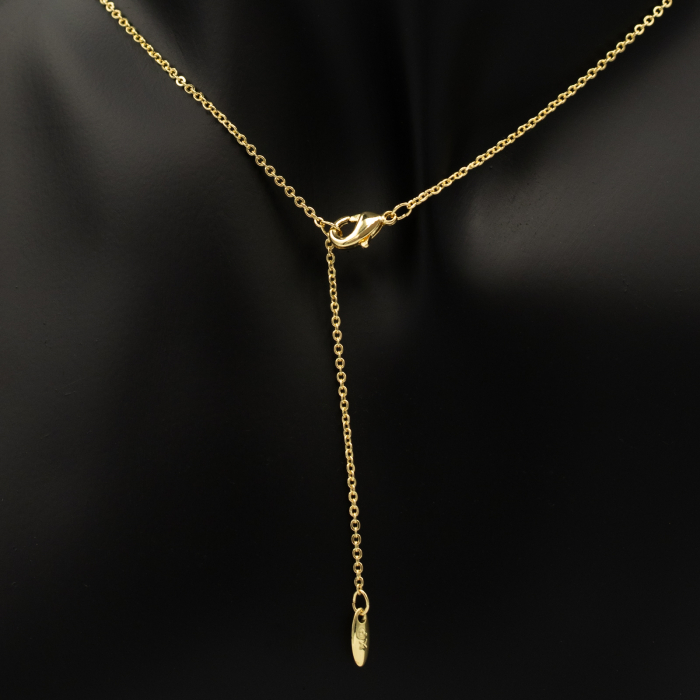 Colier Placat Cu Aur Galben Cu Pandantiv Perlă [2]