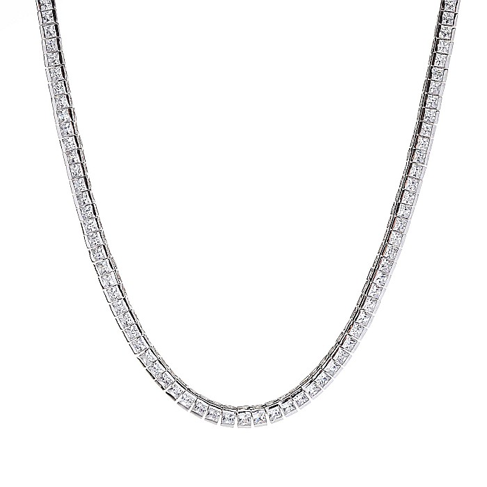 Colier Tennis Din Argint 925 Diamond Look [2]