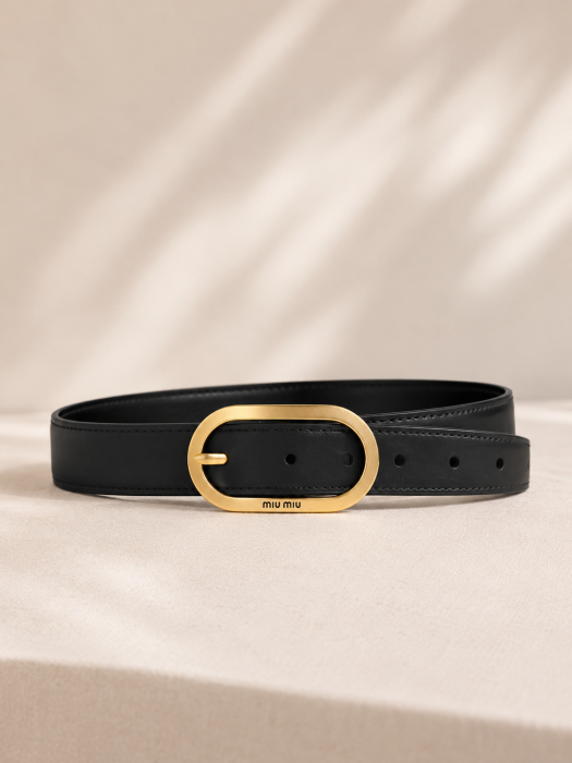 Curea Miu Din Piele Black&Gold [3]