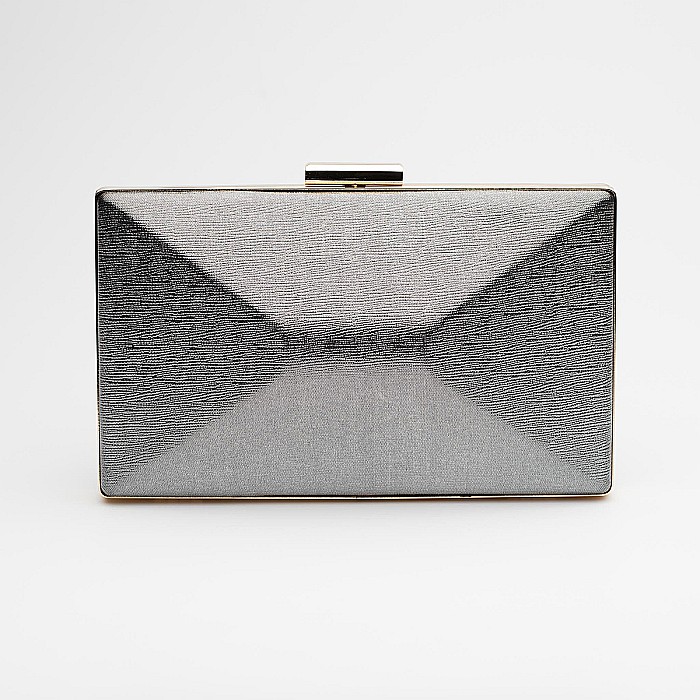 Geantă Clutch Gri Metalic-ELCGE0134S [2]