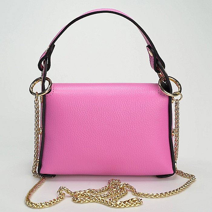 Geantă Piele Naturală Roz Barbie [3]