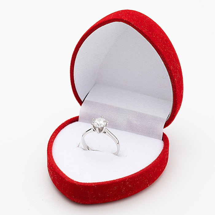 Inel Argint Solitaire Cristal Swarowski [3]