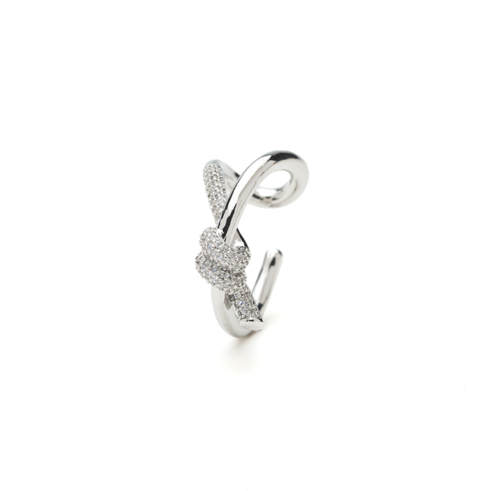 Inel Cu Cristale Zirconia Knot Ring [2]