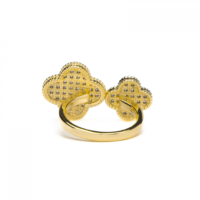 Inel Gold Double Flower Alhambra [2]