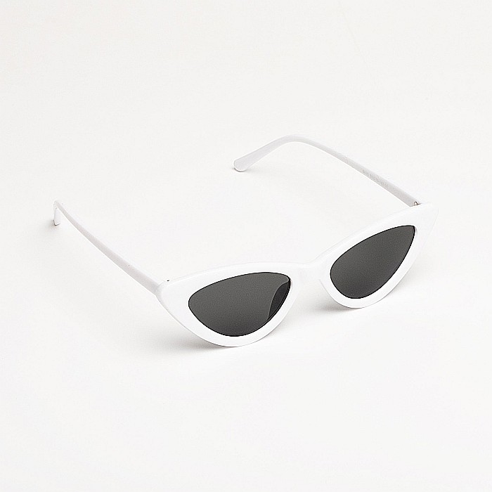 Ochelari De Soare Cat-Eye Cu Ramă Albă [2]