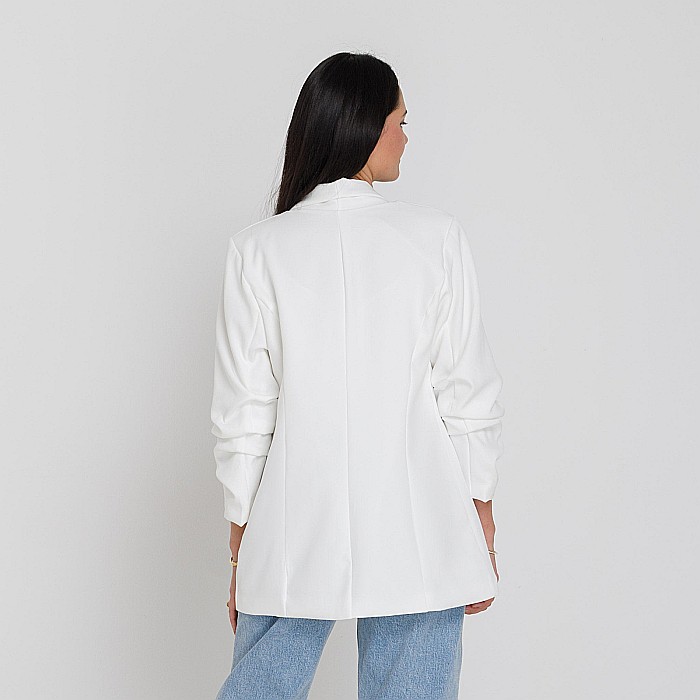 Sacou Casual Alb [3]
