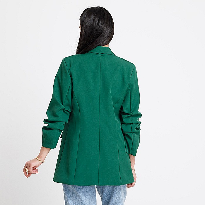 Sacou Casual Verde Închis [3]