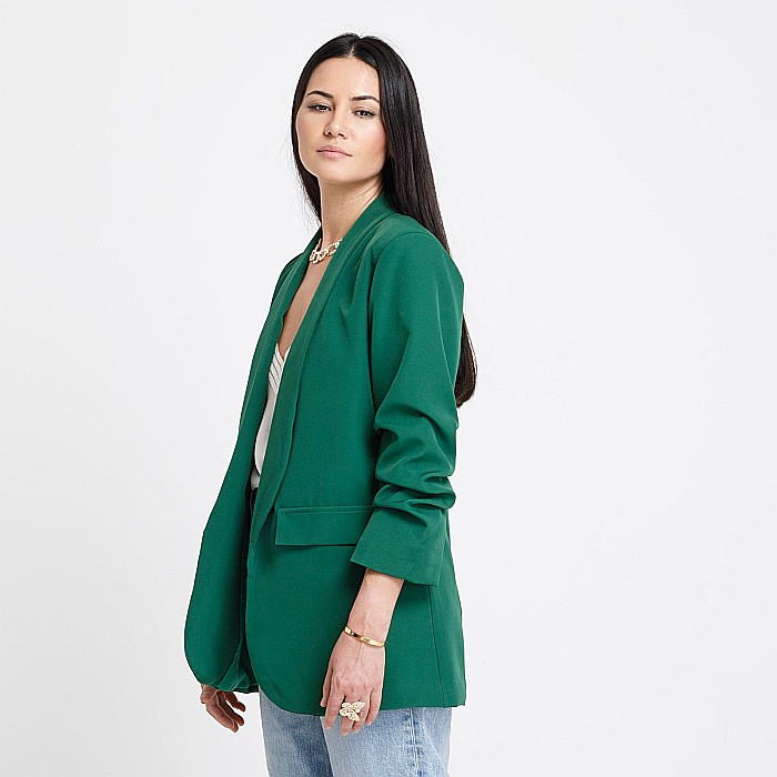 Sacou Casual Verde Închis [2]