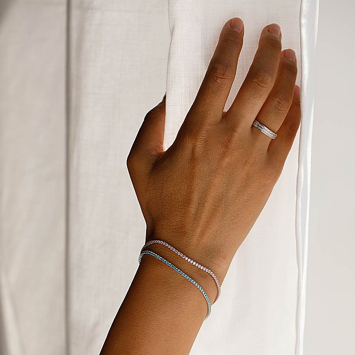 Set 2 Brățări Tennis Argint Lia [2]