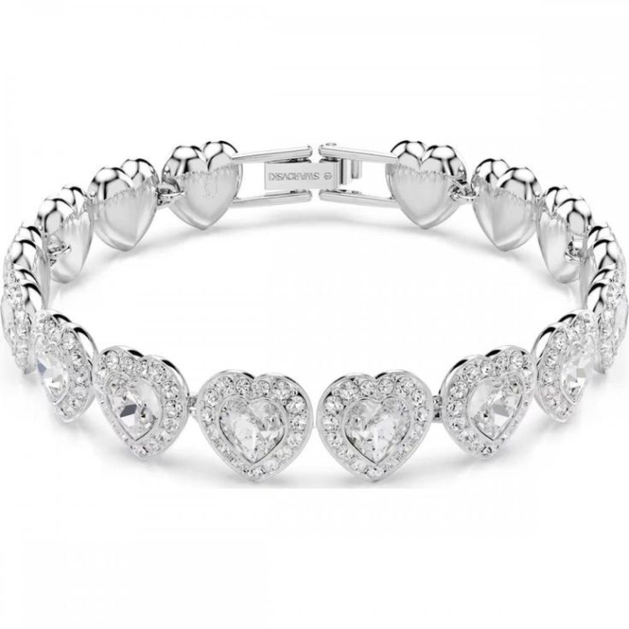 Set Angelic Colier și Brățară Tennis Heart Silver [5]