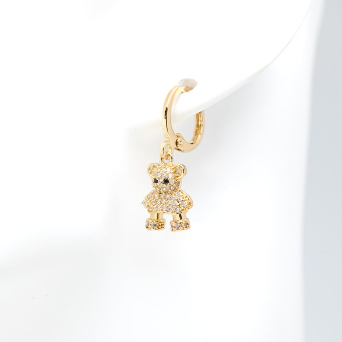 Set Colier Cu Pandantiv Și Cercei Mini Teddy Love [3]