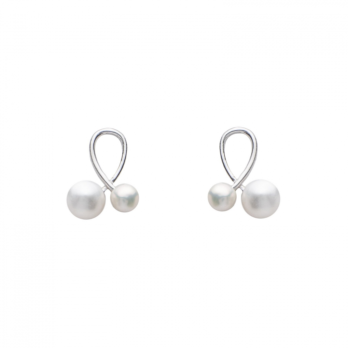 Set Perle Colier + Cercei Argint Anastasia [3]