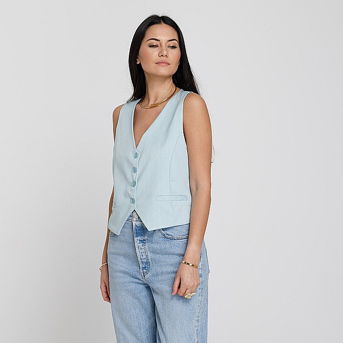 VESTĂ CASUAL BLEU [2]