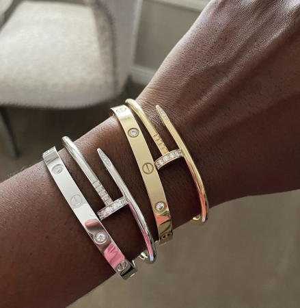 Colecția Bijuterii CUI - Set 4 Brățări Luxury LOVE + CUI