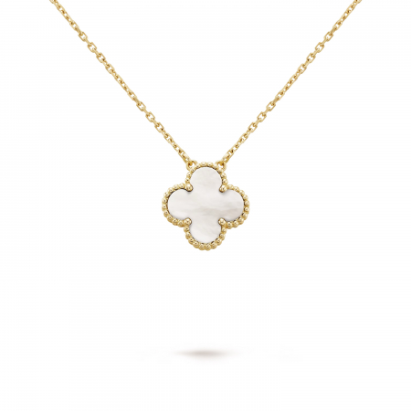 Set Coliere Floare Gold & Sidef White [3]