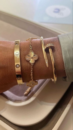Colecția Bijuterii LOVE - Set Brățari Luxury Gold