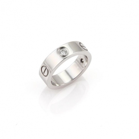 Colecția Bijuterii LOVE - Inel Argintiu Love Diamond Look
