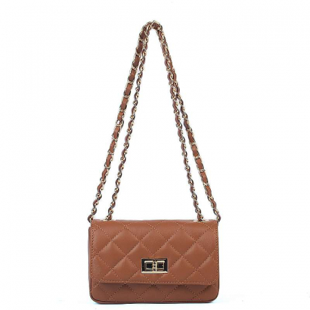 GENȚI - Geantă Camel De Lux Piele Naturală-ELCC2810