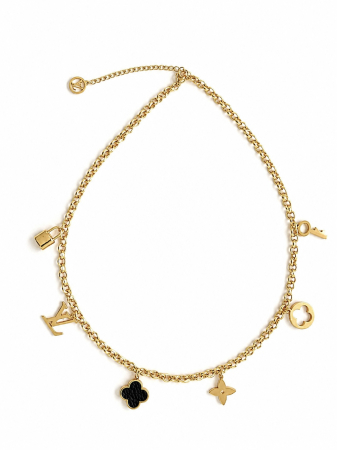 TOATE REDUCERILE - Colier Auriu Cu Pandantive Black&Gold Amelie