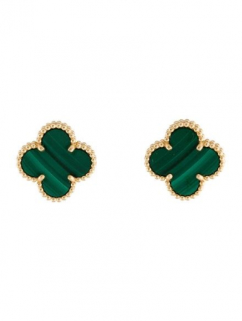 CERCEI - Cercei Alhambra cu Piatră Semiprețioasă Verde