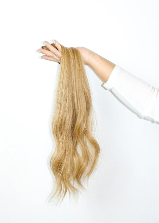 ACCESORII PĂR - Extensie Coadă Dreaptă Blond Miere-ELCC1821S