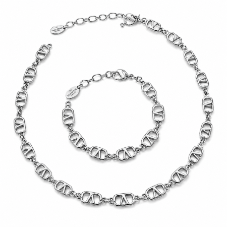 SETURI BIJUTERII - Set Bijuterii Argintiu Silver Valentina