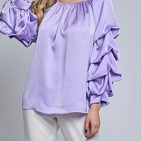Bluză Satin Mov-Lila [1]