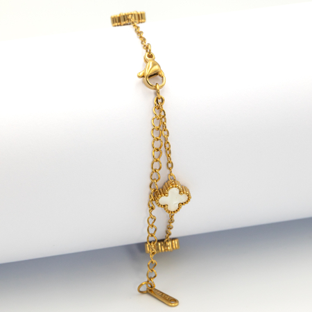 Brățară Alhambra Cu Flori Mici Pure White [1]