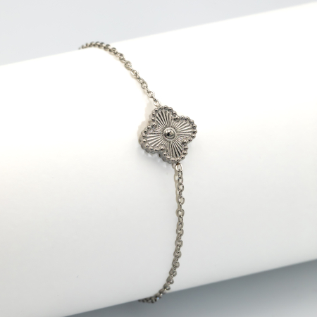 Brățară Alhambra cu Pandantiv Floare Silver [1]