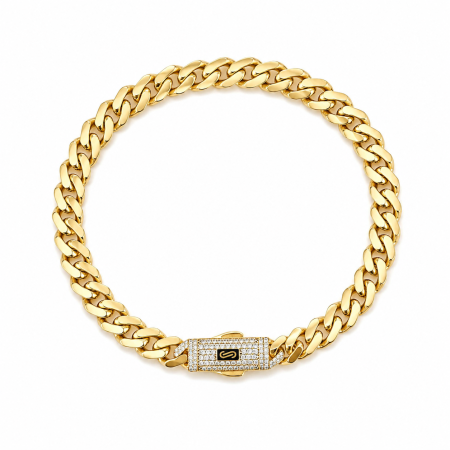 TOATE PRODUSELE - Brățară Aurie Monaco Pure Luxury