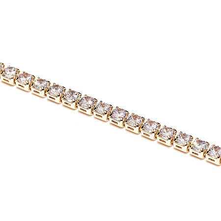 Brățară Aurie Tennis Cu Cristale Zirconia [2]