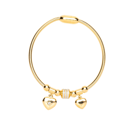 TOATE PRODUSELE - Brățară Aurie Tip Pandora Cu Charmuri Heart of Gold