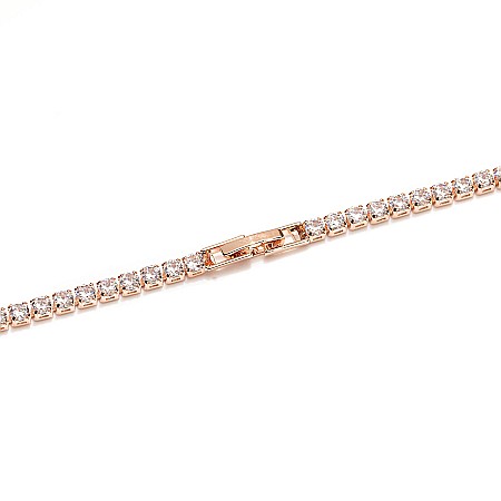 Brățară Auriu-Rose Tennis Cu Cristale Zirconia [3]
