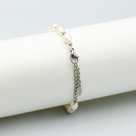 Brățară Cu Perle Și Pandantiv Negru Alhambra [2]